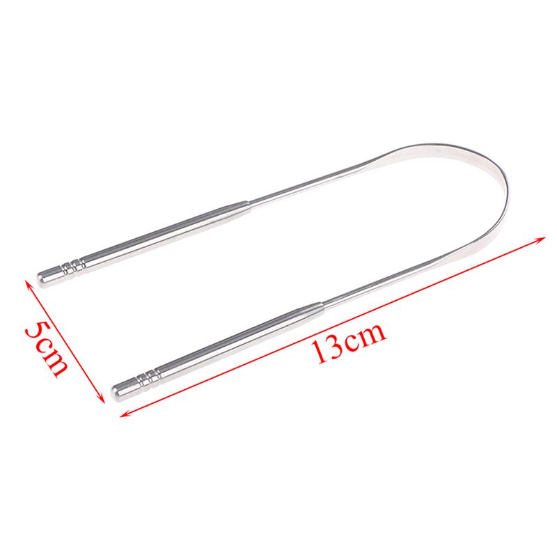 1 шт. скребок для чистки языка из нержавеющей стали, инструмент для ухода за полостью рта, удаления неприятного запаха изо рта