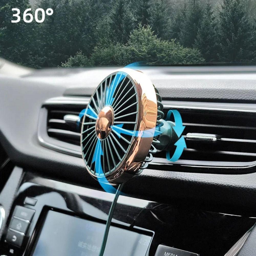 Radiator Portable Mini Fan Cooling Car Air Conditioner USB Electrical Car Fan  Truck