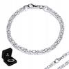 Men' Silver Bracelet 925 Silver Bracelet 5mm/23cm Armour
