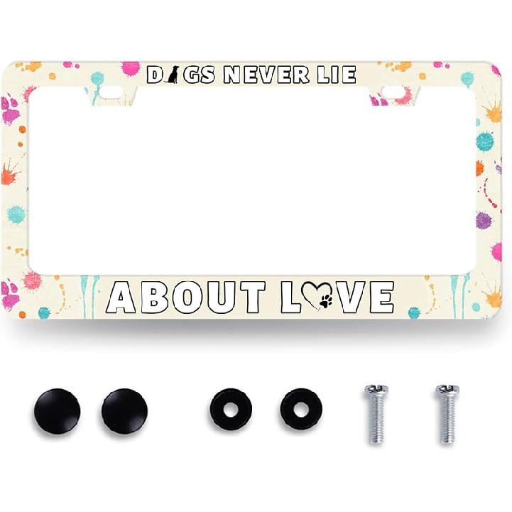 Funny License Plate Frame Hit Me I Need The Money License Plate Holder Stainless Steel License Plate Car Accessory Personalise License Plate