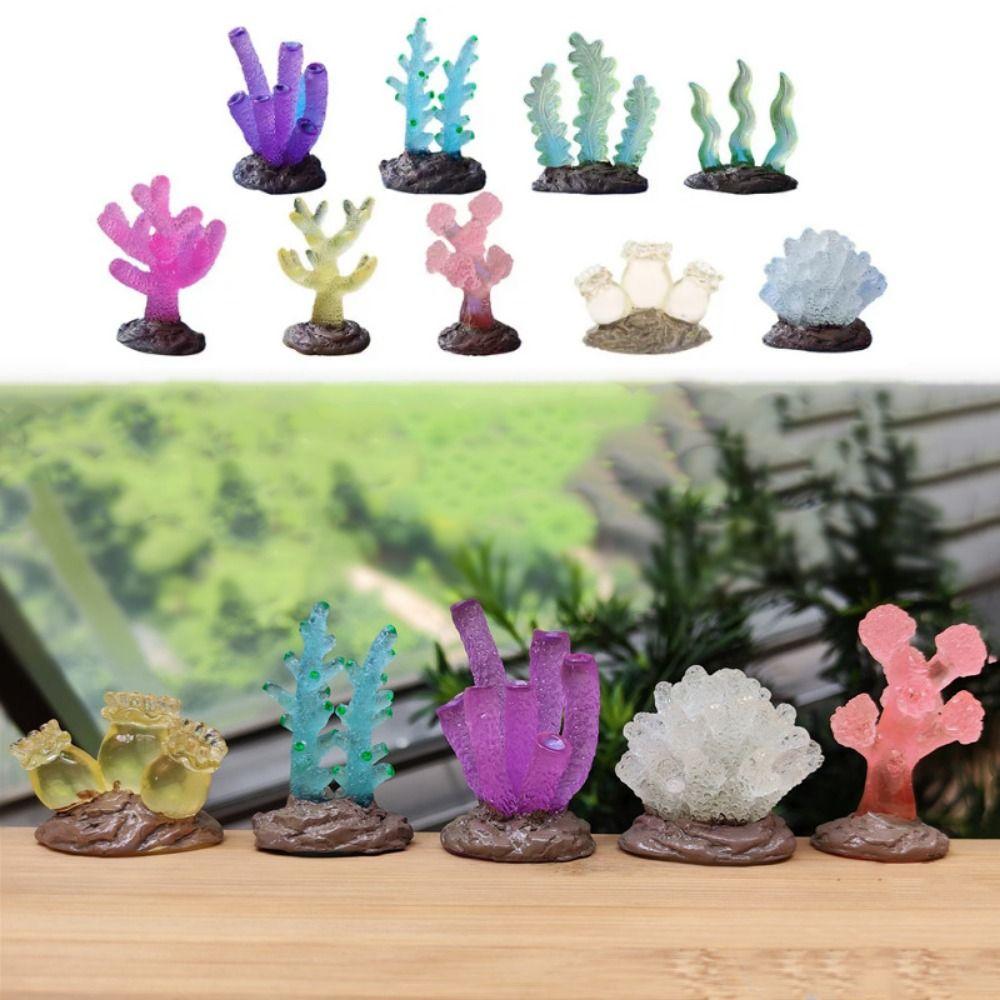 Декоративные светящиеся коралловые рифы Моделирование ландшафтных кораллов Моделирование коралловых рифов Аквариумы