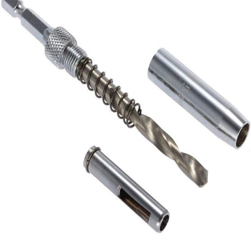 3/4Pcs Steel Positioning Hole Opener Silver Woodworking Hinge Drilling Durable Hinge Drill Bits