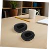 Ipetboom Headphone Ear Ear Oval Foam Noise for 100x80mm Pads, Cushions, 2-Pack, Covers, Reduction, Headsets, Office/Gaming, Black,