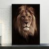 Африканские дикие львы, короли, настенные художественные постеры и принты, черно-белые животные, холст, картины на стену, декор, картинки, Куадрос