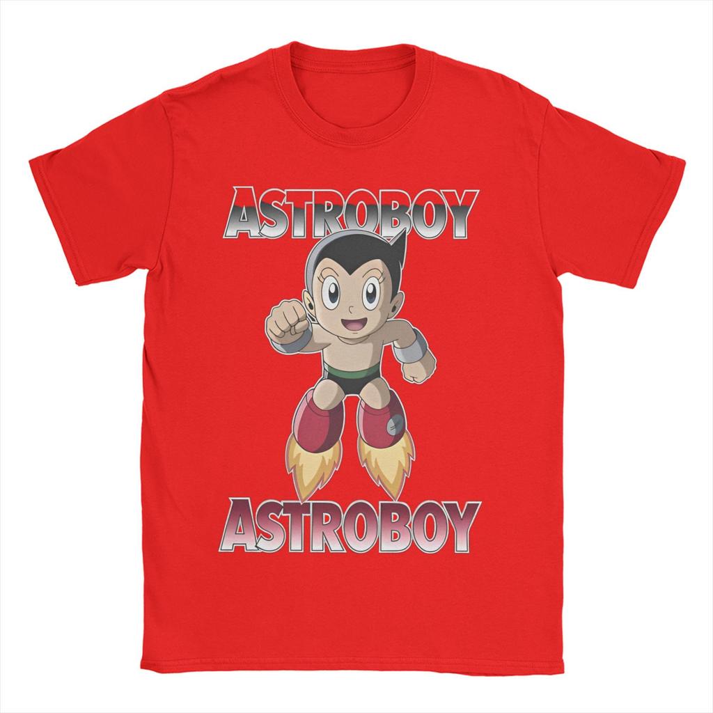 Astro Boy TShirt Summer Anime Hippie T Shirts Unisexs Pure Cotton Crew Neck Plus Size Clothing Short Sleeve YK Casual Tops