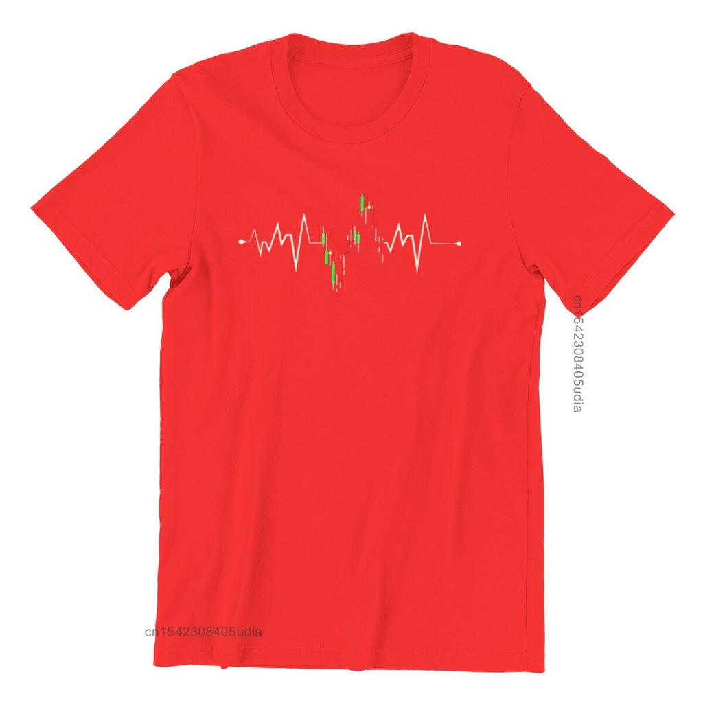 Stock Ekg Investor Trader Heartbeat Stock Market Унисекс Джерси футболка с принтом Rife Мужские футболки на заказ
