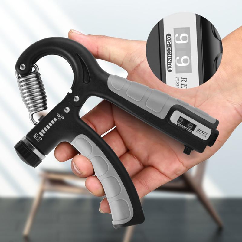 5-60 кг Регулируемый тяжелый захват для фитнеса, тренажер для рук, захват для тренировки запястий, увеличение силы, пружинный зажим для пальцев, расширитель запястья