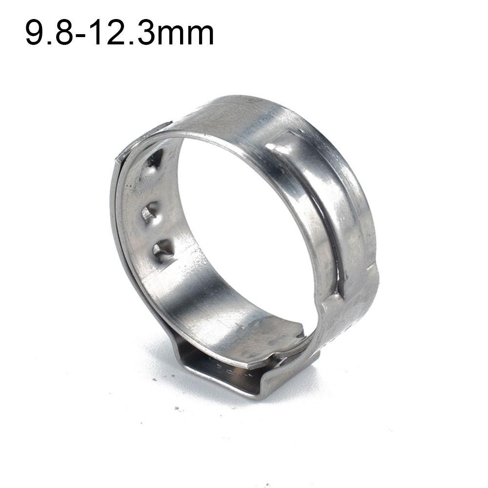 10Pcs Assortment Kit Pipe Clip 5.3-31mm Pipe Hoop Adjustable Hose Clamp Fuel Tube Water Pipe