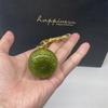 Брелок для сумки Для Coach Для Goyard Сумка Ручная Сумка Наплечная Сумка Изысканный Хрустальный Зеленый Грушевидный Подвеска Женский Брелок Аксессуары