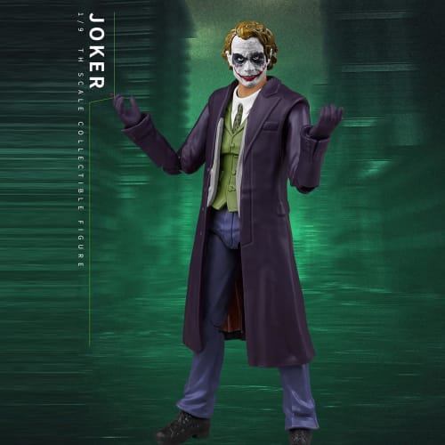 HiPlay Fondjoy DC Figure The Dark Knight Joker Heath Ledger DC1006B 1/9 Scale Action Figure, Painted and Finished