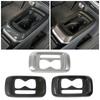 For Volkswagen VW ID.4 ID4 2024 2024 2024 Car Center Console Part Refit Gear Shift Water Cup Holder Frame Panel Trim Sticker