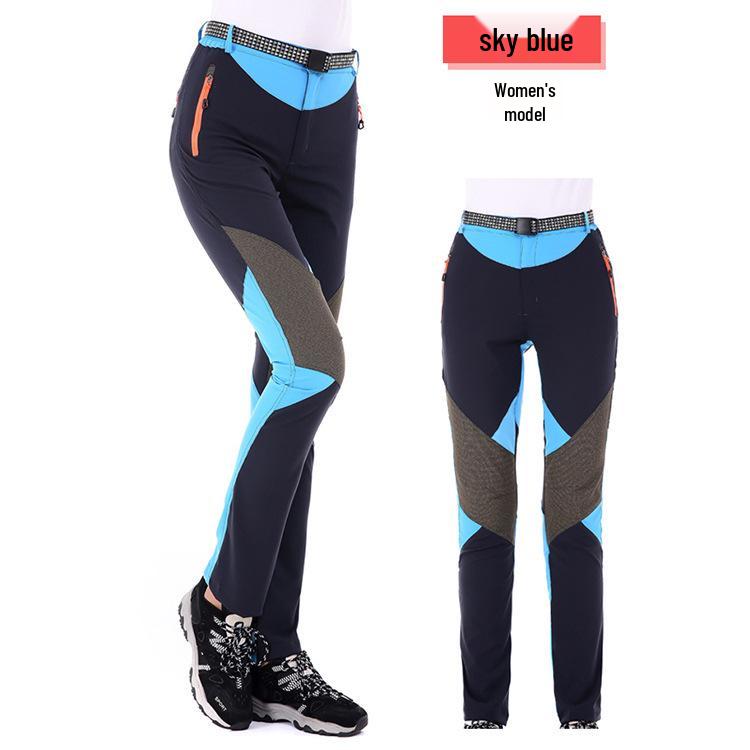 Women's Color-Block Quick-Dry Slim-Fit Mountaineering Pants