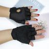 Bodybuilding Workout Cycling Fingerless Gloves Non-slip Fishing Gloves Fitness Gloves  Men Women
