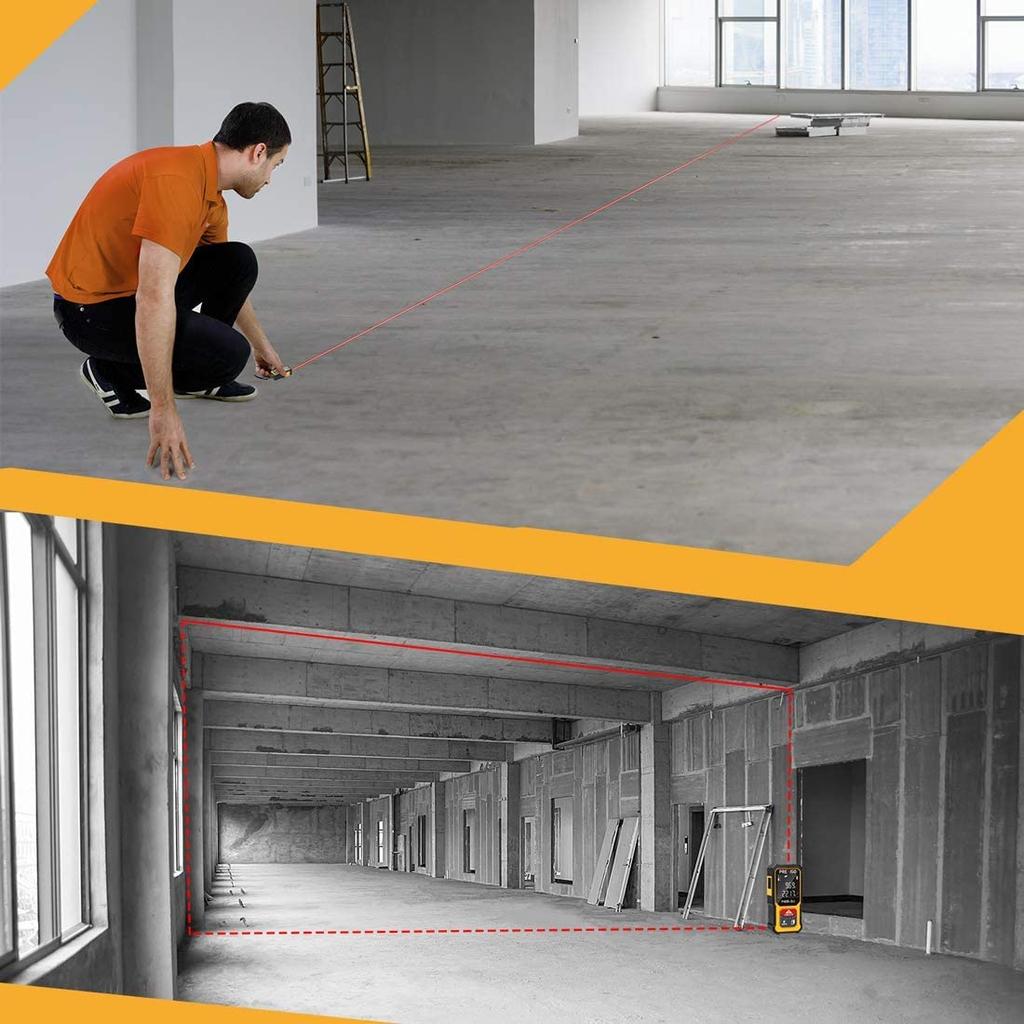 PREXISO Laser Distance Electronic Distance Distance Mini PSC High USB 6 Measurement Pythagorean Continuous Automatic Easy To Construction Indoor