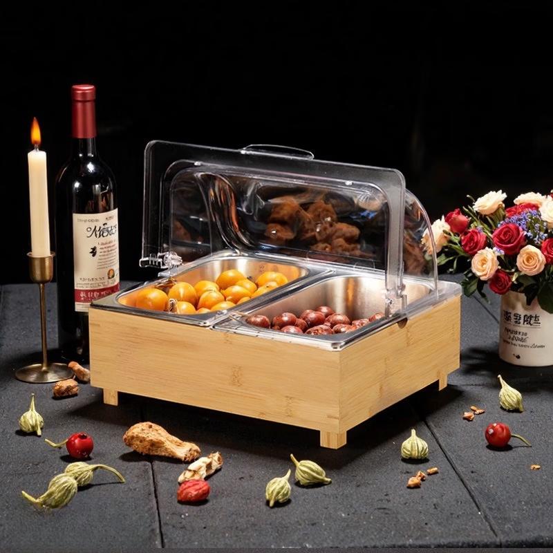 Hundun Small Stainless Steel Buffet Food Warmer Set