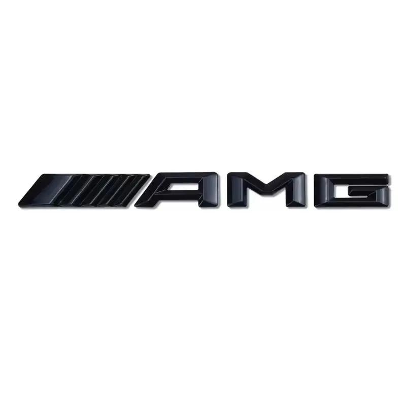 YEW1 Metal Car 3d Rear Letter Emblem Trunk Sticker for Mercedes benz AMG C E S GLE CLC Class W204 W203 W205 W124 W221 W213 W2121