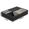 Protective Men's Valet Tray PU Leather Display Storage Tray Durable Desk Organizer Box  Keys