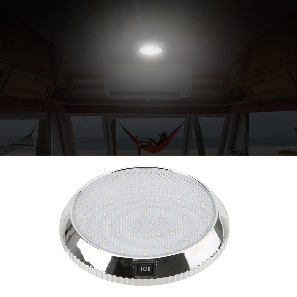 Аксессуары для автомобильного освещения Белый свет Автомобильный купольный потолок Внутреннее освещение Автомобильный стиль 46LED 12V Лампа для чтения