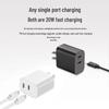 "Быстрое зарядное устройство 40 Вт с двумя портами USB-C для устройств Apple 8-16, 30 Вт, стандартный US, с двумя портами для быстрой зарядки"