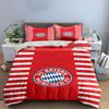 Red Bayern Munich Bedding Set Bedding Duvet Cover Set Duvet Cover Pillowcases  (1 * Duvet Cover 2 * Pillowcases, without duvet insert)