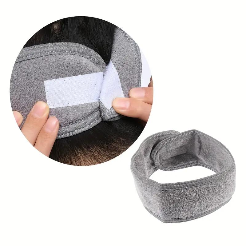 Макияж Мягкое махровое Велкро Повязка для волос Женская Нескользящая Регулируемая Спортивная Повязка на голову Йога Ванна Душ Широкая Повязка на голову