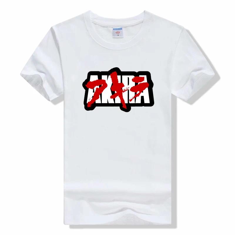 Vintage Shirt Akira Game Anime Movie Japan Black T-Shirt Summer Fashion Casual O-neck T Shirt