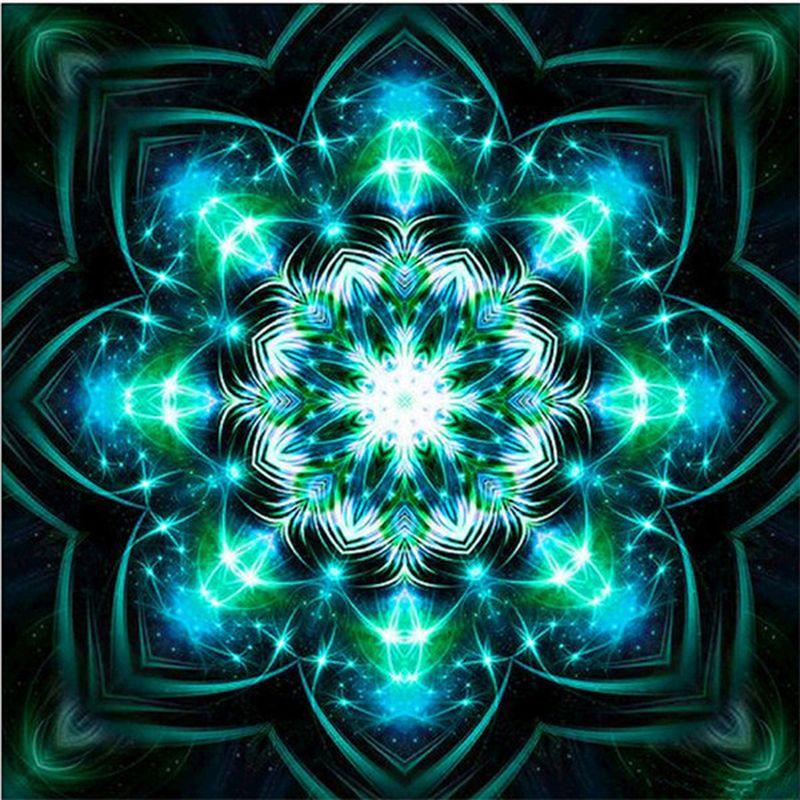 5D Diamond Painting Full Diamond Mandala Round Diamond Embroidery Mosaic Home Decoration Pattern DIY Handmade New Year Gift