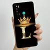 Для Tecno Pouvoir 4 4 Pro Чехол Роскошная Корона Буква Силиконовый Мягкий ТПУ Чехлы для Телефона Для Tecno LC7 LC8 Защита Камеры Задняя Крышка