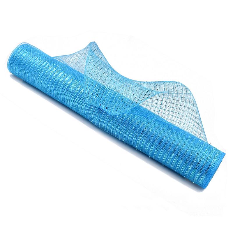 Один рулон полиэстера, новый продукт, 53 см, сетка, пасхальный венок, материал, красочная сетка, праздничное украшение, многостиль