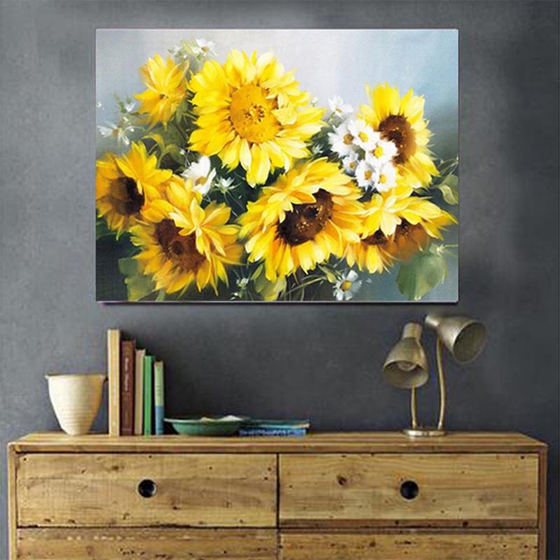 Полная дрель 5D DIY Алмазная живопись Инструменты Домашний декор без рамки