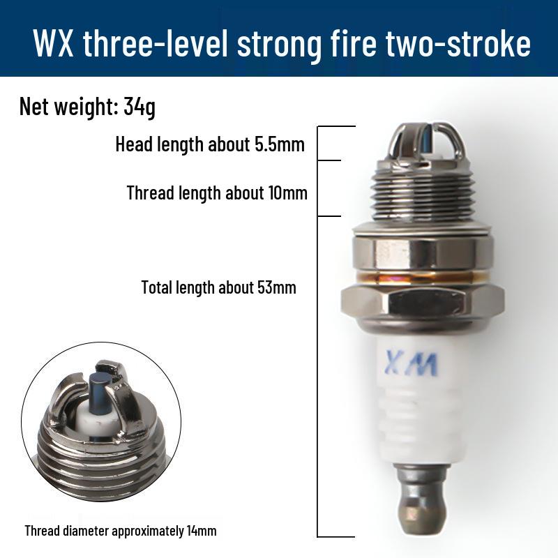 Универсальная высокопрочная свеча зажигания для бензопилы, газонокосилки, бензопилы, кустореза