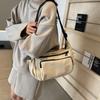 Solid Color Shoulder Bag Women's Large Capacity Crossbody Bag