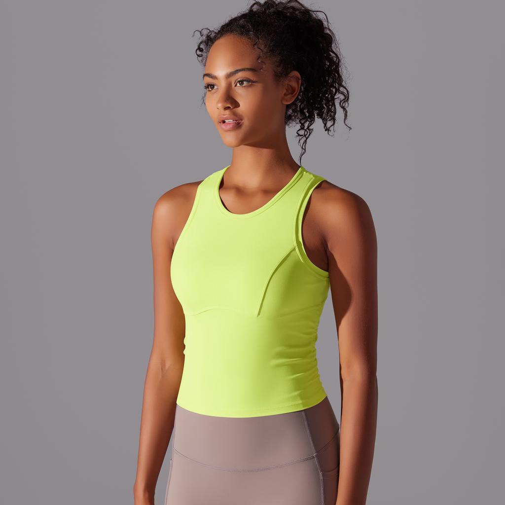 Nessaj Женские спортивные майки без рукавов для тренажерного зала и фитнеса, уличная одежда, повседневный жилет для бега