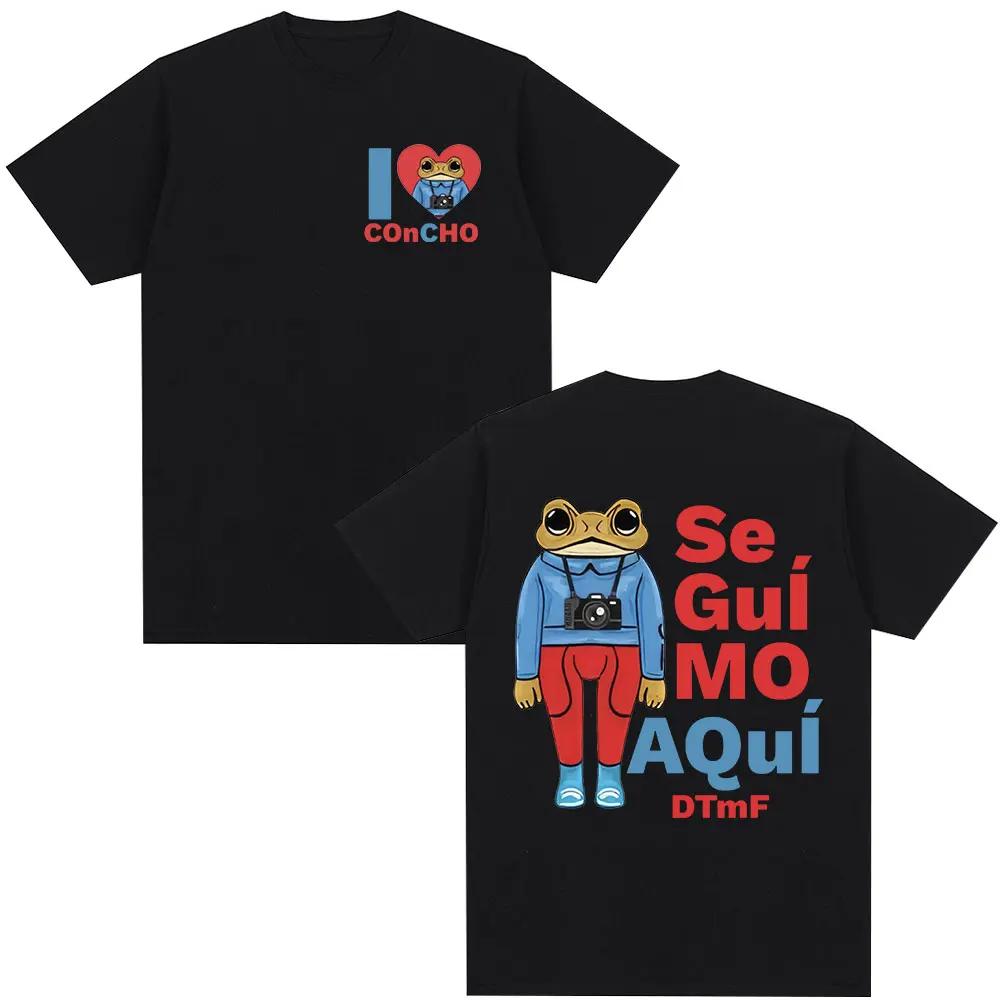 I Love Concho Frog Tshirts Deb Tirar Ms Fotos Bad Bunny Tshirt Se Gu Mo Aqu Dtmf High Quality Unisexs Unisex Tee Shirt