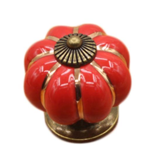 Ретро керамический тыквенный шкаф, дверной ящик, комод, ручка-ручка