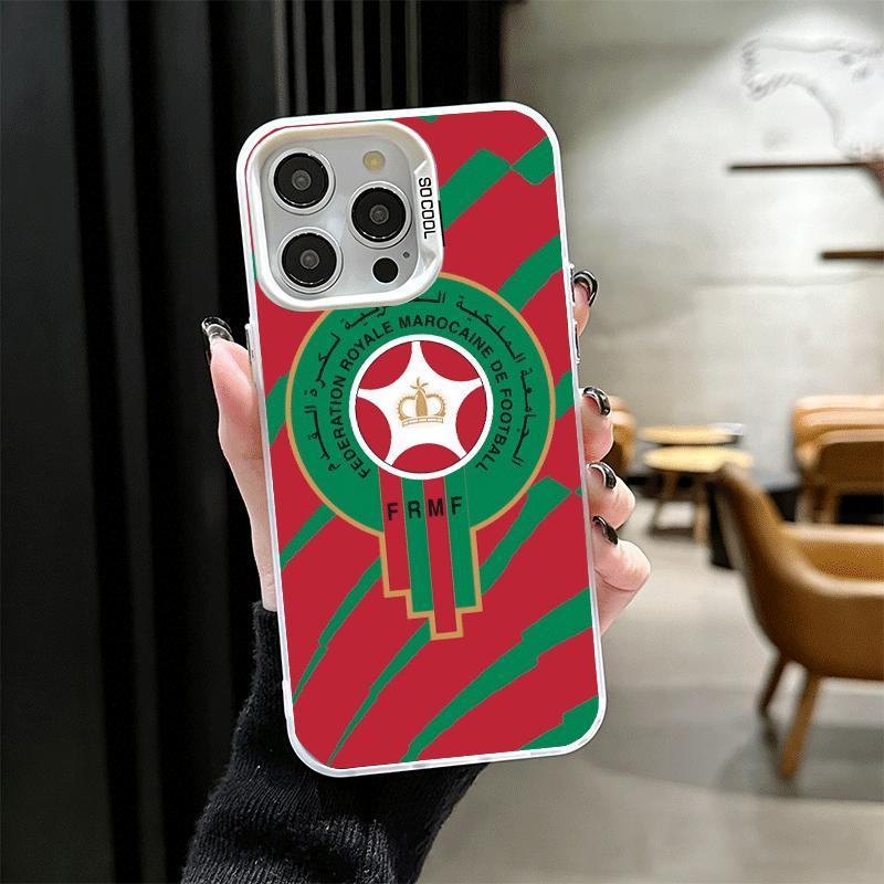 Morocco Flag Shockproof Phone Case for iPhone 17 Air 16 16E 15 Pro Max 14 Plus 13 Mini 12 Back Cover Anti Fall Fundas
