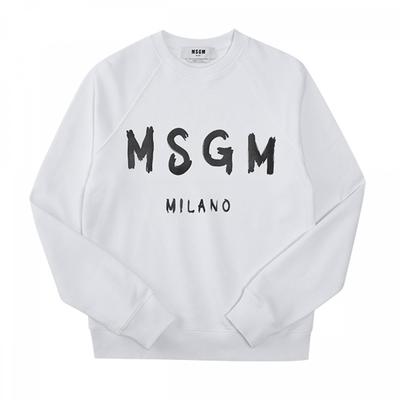 MSgm 2000mdm513 200000 01 Женская толстовка с потертым логотипом S