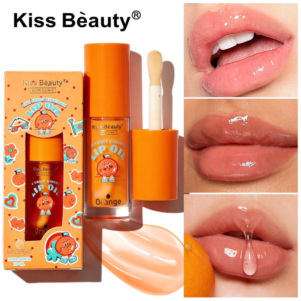 Kissbeauty Масло для губ Прозрачное Увлажняющее Увлажняющая Маска для губ Бальзам для губ