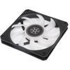 Silver Stone PWM function ARGB lighting function High performance 120mm slim fan + SST-AS120B-ARGB