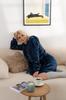 Kocobluza Tv Blanket Hooded Sweatshirt Long Women' Men' Soft Bathrobe Unisex
