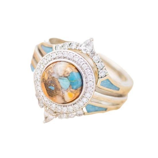 3шт женские кольца геометрические стразы ювелирные изделия богемные штабелируемые кольца на палец