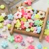 Macaron Six-valve Flower Pentagram Butterfly Tube Beads Random Mixed Beads DIY Beaded Material