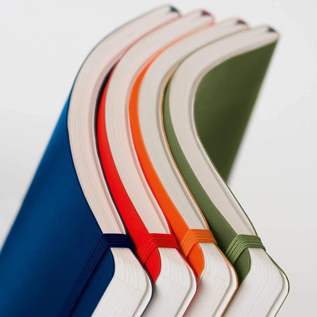 Leuchtturm Officially Imported Notebook, B5, Plain, Softcover, Anthracite, 355312,