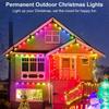 45M RGB Eaves LED Lights Permanent Outdoor Eaves LED Lights Patio Deals Party Home Holiday Decor Halloween Decorations