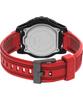 Мужские часы Timex Adrenaline 46 мм - красный ремешок цифровой циферблат черный корпус, красный