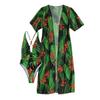 Women'S Beach Swimsuit One Piece Two Piece Cover Up One Piece Leaf Sexy Tight Bikini Set