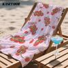 Cherry Tomato & Bow Oversized Microfiber Beach Towel Sand Proof Quick Dry, Absorbent for Swimming Pool Travel Camping