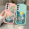 Чехол-пенал с горным дизайном для Samsung Galaxy A11 A15 A12 A13 A16 A52 A14 A21s Мягкая накладка на телефон A04 A03 A05 A06 A22 A23 A33 A53