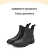 Женские модные резиновые сапоги Chelsea - нескользящие эластичные короткие сапоги Martin