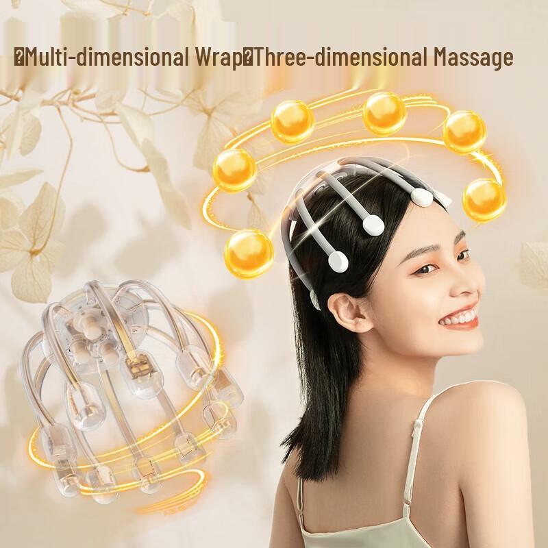 HEZHENG Electric Octopus Head Massager